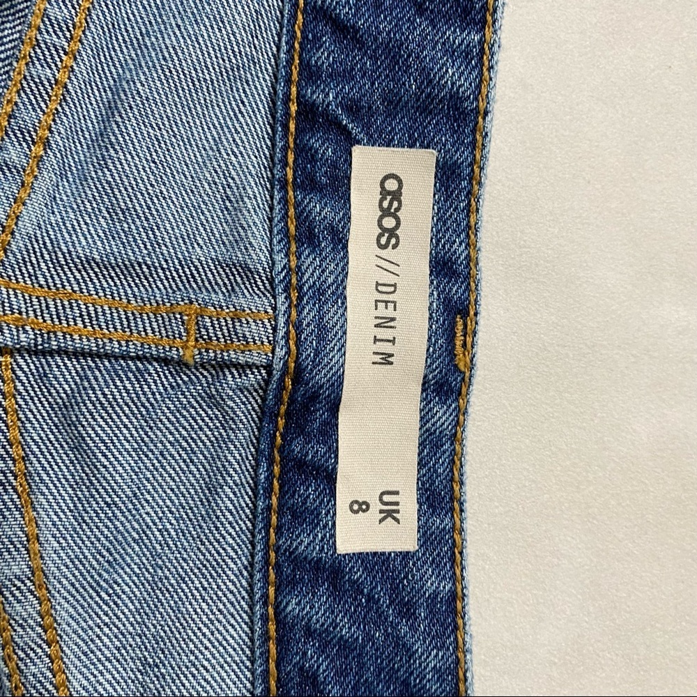 ASOS • Denim Mini Skirt Size 8 UK 4 US - Picture 5 of 7